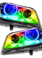 Oracle Lighting Pre-Assembled Halo Headlights ColorSHIFT w/o Controller SMD HL Dodge Avenger SE/SXT 2008-2014                                     - 8102-334 - Image 5