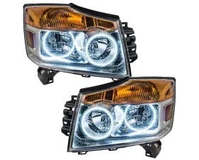 Oracle Lighting Pre-Assembled Halo Headlights White Color SMD HL Nissan Armada 2008-2014