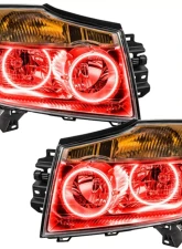 Oracle Lighting Pre-Assembled Halo Headlights Red Color SMD HL Nissan Armada 2008-2014                                     - 8106-003 - Image 5