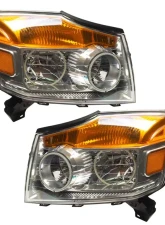 Oracle Lighting Pre-Assembled Halo Headlights ColorSHIFT w/o Controller SMD HL Nissan Armada 2008-2014                                     - 8106-334 - Image 2