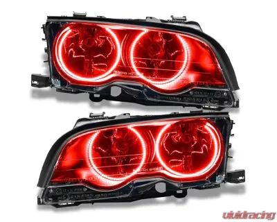 Oracle Lighting Pre-Assembled Headlights (HID Style) Red Color SMD HL BMW 3 Series E46 Convertible/Coupe 1998-2000 - 8113-003