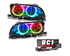 Oracle Lighting Pre-Assembled Headlights (HID Style) ColorSHIFT w/ BC1 Controller SMD HL BMW 3 Series E46 Convertible/Coupe 1998-2000