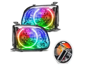 Oracle Lighting Pre-Assembled LED Halo Headlights ColorSHIFT SMD HL Toyota Tundra Double Cab 2005-2006