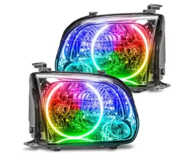 Oracle Lighting Pre-Assembled LED Halo Headlights ColorSHIFT w/o Controller SMD HL Toyota Tundra Double Cab 2005-2006