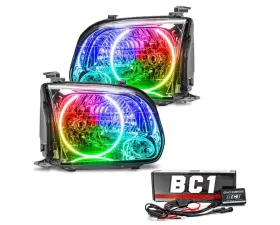 Oracle Lighting Pre-Assembled LED Halo Headlights ColorSHIFT w/ BC1 Controller SMD HL Toyota Tundra Double Cab 2005-2006