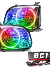Oracle Lighting Pre-Assembled LED Halo Headlights ColorSHIFT w/ BC1 Controller SMD HL Toyota Tundra Double Cab 2005-2006                                     - 8156-335 - Image 5