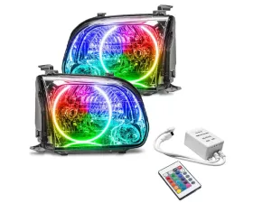 Oracle Lighting Pre-Assembled LED Halo Headlights ColorSHIFT w/ Simple Controller SMD HL Toyota Tundra Double Cab 2005-2006