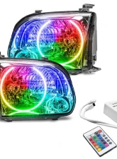 Oracle Lighting Pre-Assembled LED Halo Headlights ColorSHIFT w/ Simple Controller SMD HL Toyota Tundra Double Cab 2005-2006                                     - 8156-504 - Image 5