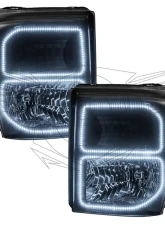 Oracle Lighting Pre-Assembled LED Halo Headlights (Black Housing) White Color Ford F250 | 350 Super Duty 2011-2016                                     - 8159-001 - Image 5