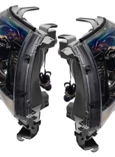 Oracle Lighting Pre-Assembled Halo Headlights (Black Housing) ColorSHIFT w/ 2.0 Controller SMD HL Toyota Tacoma 2005-2011                                     - 8161-333 - Image 3