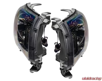 Oracle Lighting Pre-Assembled Halo Headlights (Black Housing) ColorSHIFT w/ 2.0 Controller SMD HL Toyota Tacoma 2005-2011 - 8161-333