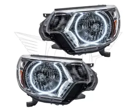 Oracle Lighting Pre-Assembled LED Halo Headlights (Chrome Housing) White Color SMD HL Toyota Tacoma 2012-2015