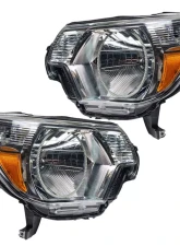 Oracle Lighting Pre-Assembled LED Halo Headlights (Chrome Housing) ColorSHIFT w/ BC1 Controller SMD HL Toyota Tacoma 2012-2015                                     - 8163-335 - Image 3