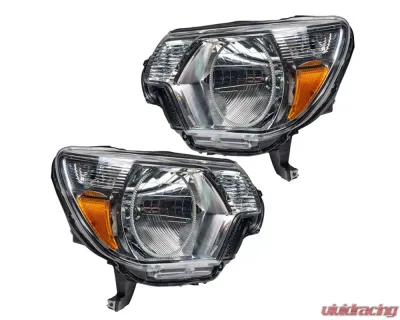 Oracle Lighting Pre-Assembled LED Halo Headlights (Chrome Housing) ColorSHIFT w/ BC1 Controller SMD HL Toyota Tacoma 2012-2015 - 8163-335