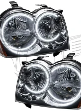 Oracle Lighting Pre-Assembled LED Halo Headlights (Non-HID Chrome) White Color SMD HL Jeep Grand Cherokee 2005-2007                                     - 8164-001 - Image 5