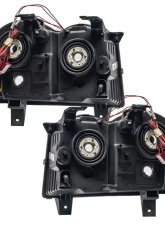 Oracle Lighting Pre-Assembled LED Halo Headlights (Non-HID Chrome) ColorSHIFT w/ 2.0 Controller SMD HL Jeep Grand Cherokee 2005-2007                                     - 8164-333 - Image 4