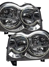 Oracle Lighting Pre-Assembled LED Halo Headlights (Non-HID Chrome) ColorSHIFT w/ 2.0 Controller SMD HL Jeep Grand Cherokee 2005-2007                                     - 8164-333 - Image 2