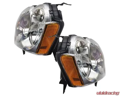 Oracle Lighting Pre-Assembled LED Halo Headlights (Non-HID Chrome) ColorSHIFT w/ 2.0 Controller SMD HL Jeep Grand Cherokee 2005-2007 - 8164-333