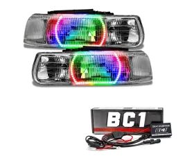Oracle Lighting Pre-Assembled LED Halo Headlights Kit ColorSHIFT w/ BC1 Controller SMD HL Chevrolet Tahoe 2000-2006