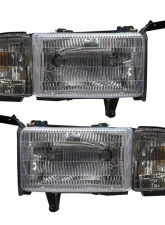 Oracle Lighting Pre-Assembled Halo Headlights ColorSHIFT w/ Simple Controller SMD HL Dodge Ram 1500 | 2500 | 3500 1994-2002                                     - 8167-504 - Image 2