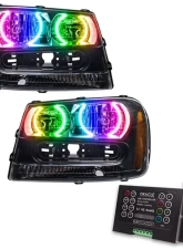 Oracle Lighting Pre-Assembled EDL Halo Headlights ColorSHIFT w/ 2.0 Controller SMD HL Chevrolet Trail Blazer 2002-2009                                     - 8168-333 - Image 5