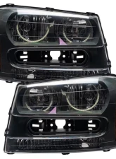 Oracle Lighting Pre-Assembled EDL Halo Headlights ColorSHIFT w/ 2.0 Controller SMD HL Chevrolet Trail Blazer 2002-2009                                     - 8168-333 - Image 2