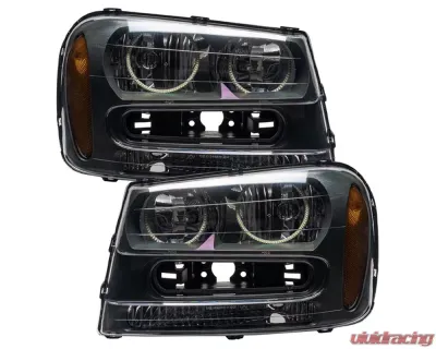 Oracle Lighting Pre-Assembled EDL Halo Headlights ColorSHIFT w/ 2.0 Controller SMD HL Chevrolet Trail Blazer 2002-2009 - 8168-333