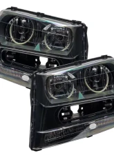 Oracle Lighting Pre-Assembled EDL Halo Headlights ColorSHIFT w/ 2.0 Controller SMD HL Chevrolet Trail Blazer 2002-2009                                     - 8168-333 - Image 3