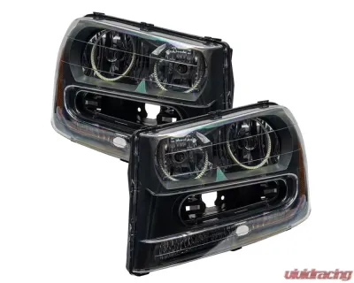 Oracle Lighting Pre-Assembled EDL Halo Headlights ColorSHIFT w/ 2.0 Controller SMD HL Chevrolet Trail Blazer 2002-2009 - 8168-333