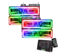 Oracle Lighting Pre-Assembled Halo Headlights ColorSHIFT w/ 2.0 Controller SMD HL Chevrolet Blazer 1992-2000