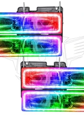 Oracle Lighting Pre-Assembled Halo Headlights ColorSHIFT w/o Controller SMD HL Chevrolet C10 1988-2002                                     - 8170-334 - Image 5