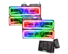 Oracle Lighting Pre-Assembled Halo Headlights ColorSHIFT w/ 2.0 Controller SMD HL Chevrolet Suburban 1992-1999