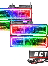 Oracle Lighting Pre-Assembled Halo Headlights ColorSHIFT w/ BC1 Controller SMD HL Chevrolet Suburban 1992-1999                                     - 8171-335 - Image 5