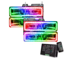 Oracle Lighting Pre-Assembled Halo Headlights ColorSHIFT w/ 2.0 Controller SMD HL Chevrolet Tahoe 1992-2000