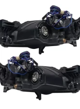 Oracle Lighting Pre-Assembled Halo Headlights (4DR Halogen Style) ColorSHIFT w/ BC1 Controller SMD HL Mazda 3 2004-2009                                     - 8174-335 - Image 4