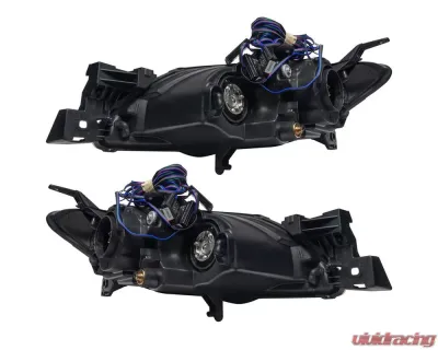 Oracle Lighting Pre-Assembled Halo Headlights (4DR Halogen Style) ColorSHIFT w/ BC1 Controller SMD HL Mazda 3 2004-2009 - 8174-335