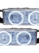 Oracle Lighting Pre-Assembled LED Halo Headlights (4DR Halogen Style) White Color SMD HL Chevrolet Caprice 1991-1996                                     - 8178-001 - Image 5