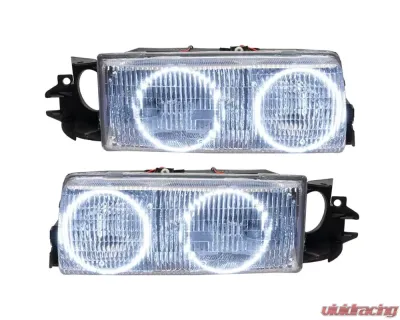 Oracle Lighting Pre-Assembled LED Halo Headlights (4DR Halogen Style) White Color SMD HL Chevrolet Caprice 1991-1996 - 8178-001