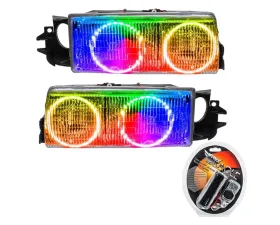 Oracle Lighting Pre-Assembled LED Halo Headlights (4DR Halogen Style) ColorSHIFT w/ RF Controller SMD HL Chevrolet Caprice 1991-1996