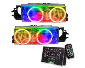 Oracle Lighting Pre-Assembled LED Halo Headlights (4DR Halogen Style) ColorSHIFT w/ 2.0 Controller SMD HL Chevrolet Caprice 1991-1996