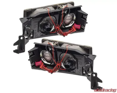 Oracle Lighting Pre-Assembled LED Halo Headlights (4DR Halogen Style) Red Color SMD HL Chevrolet Caprice 1991-1996 - 8178-003