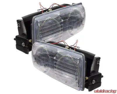 Oracle Lighting Pre-Assembled LED Halo Headlights (4DR Halogen Style) Red Color SMD HL Chevrolet Caprice 1991-1996 - 8178-003