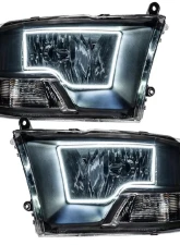 Oracle Lighting Pre-Assembled LED Halo Headlights (Black) White Color SMD HL Dodge Ram Non-Sport 2009-2013                                     - 8180-001 - Image 2