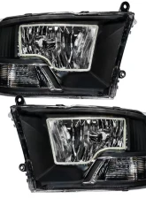 Oracle Lighting Pre-Assembled LED Halo Headlights (Black) White Color SMD HL Dodge Ram Non-Sport 2009-2013                                     - 8180-001 - Image 2