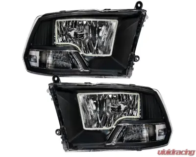 Oracle Lighting Pre-Assembled LED Halo Headlights (Black) White Color SMD HL Dodge Ram Non-Sport 2009-2013 - 8180-001