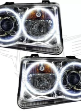 Oracle Lighting Pre-Assembled Halo Headlights (HID Style - No Bulbs) White Color SMD HL Chrysler 300C V8 2005-2010                                     - 8186-001 - Image 5