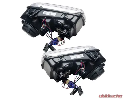 Oracle Lighting Pre-Assembled Halo Headlights (HID Style - No Bulbs) ColorSHIFT w/ 2.0 Controller SMD HL Chrysler 300C V8 2005-2010 - 8186-333