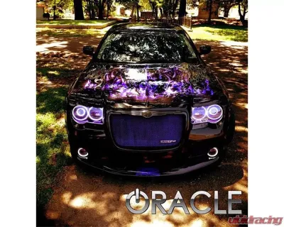 Oracle Lighting Pre-Assembled Halo Headlights (HID Style - No Bulbs) ColorSHIFT w/ 2.0 Controller SMD HL Chrysler 300C V8 2005-2010 - 8186-333