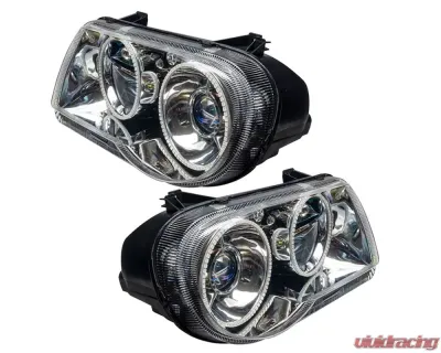 Oracle Lighting Pre-Assembled Halo Headlights (HID Style - No Bulbs) ColorSHIFT w/ 2.0 Controller SMD HL Chrysler 300C V8 2005-2010 - 8186-333