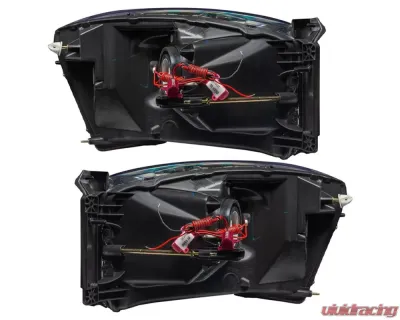 Oracle Lighting Pre-Assembled LED Halo Headlights Kit (HID Style) ColorSHIFT w/ BC1 Controller SMD HL - Black Dodge Ram 2007-2008 - 8187-335